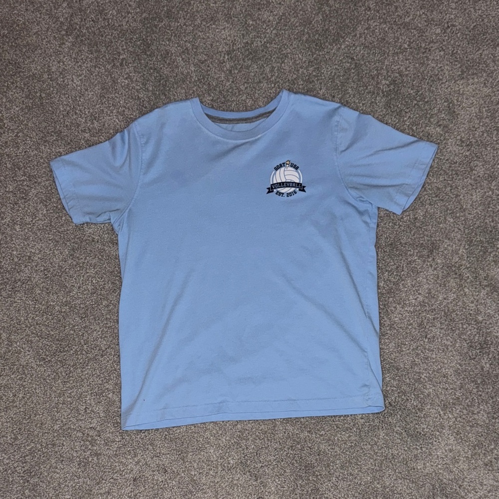 Light Blue Graphic T-Shirt Goat